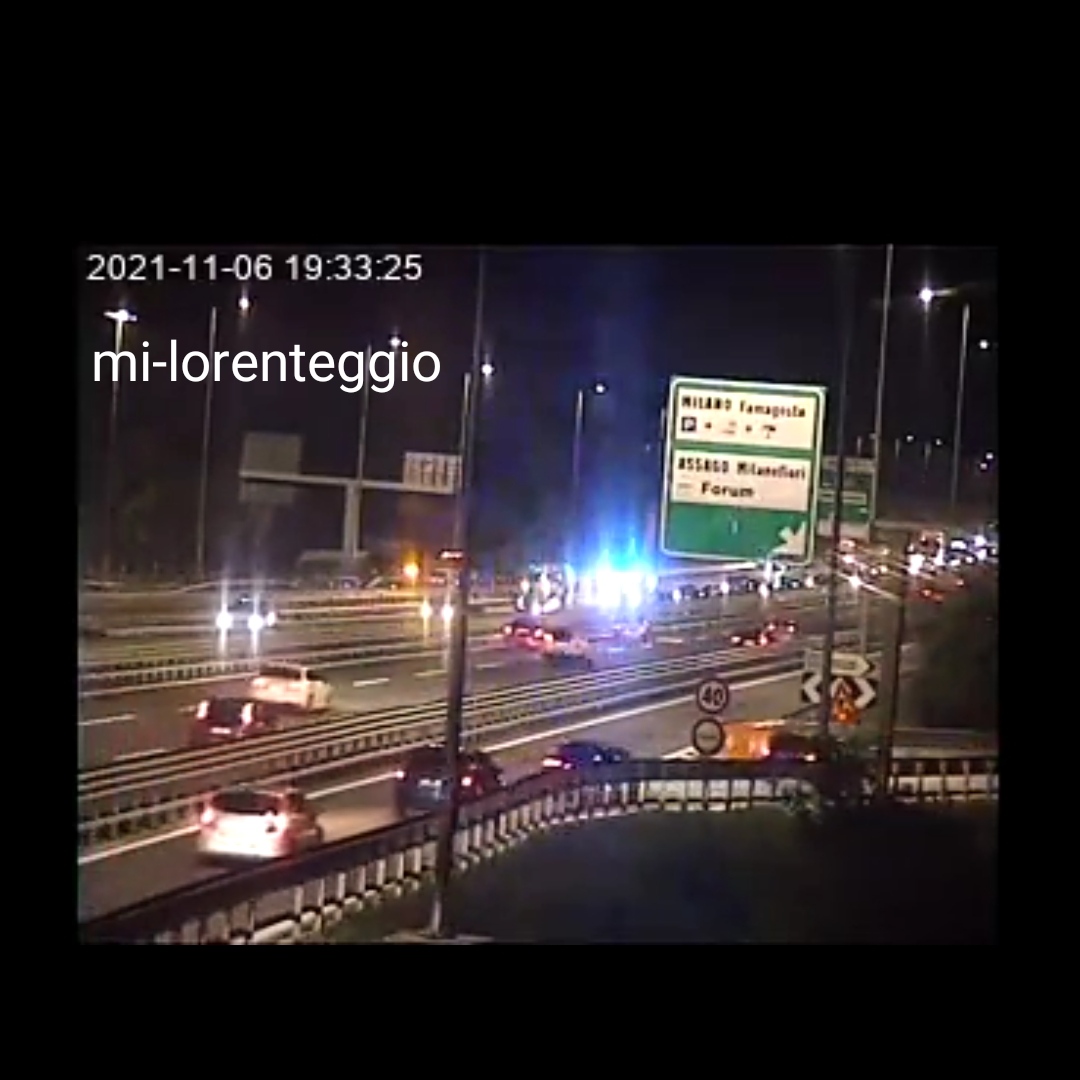 incidente in tangenziale ovest tra rozzano e la a7 mi lorenteggio com